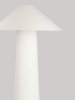 Lampa podłogowa stojąca lniana abażurowa biała rystykalna boho industrialna Luces Exclusivas